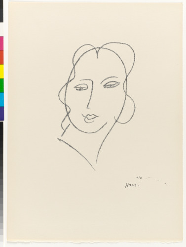 STUDY FOR THE "VIRGIN", VEILED HEAD, CHAPEL OF VENCE