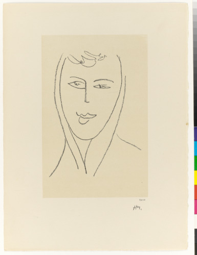 YOUNG WOMAN WITH SILK NECKERCHIEF