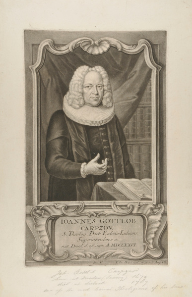 JOHANN GOTTLOB CARPZOV