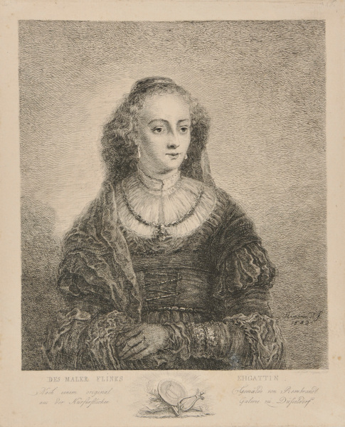 PORTRAIT OF THE WIFE OF THE PAINTER GOVERT FLINCK