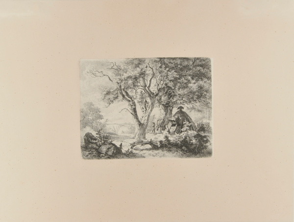 COAL BURNER'S HUT IN THE FOREST, IN THE HARZ MOUNTAINS