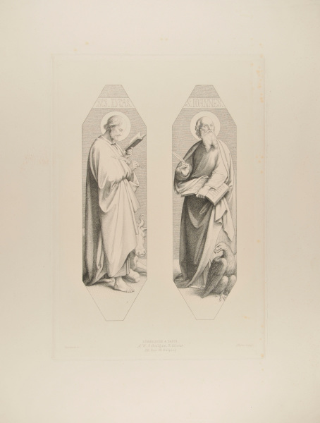SAINT LUKE AND SAINT JOHN THE EVANGELIST