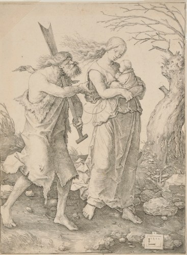 FLIGHT OF ADAM AND EVE INTO EGYPT