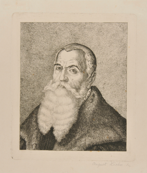 BEARDED MAN IN RENAISSANCE COSTUME