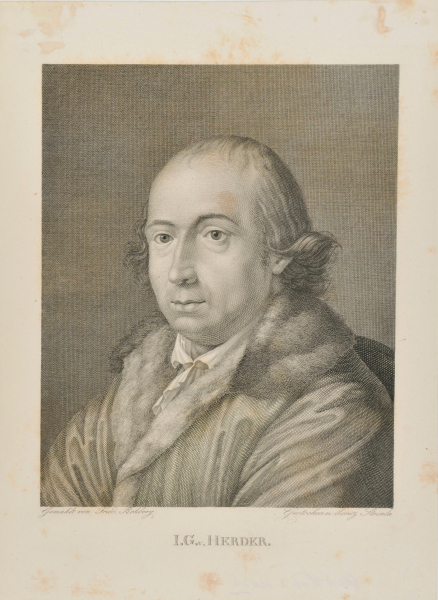 JOHANN GOTTFRIED VON HERDER