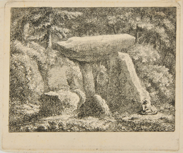 Plate from “Sammlung Radirter Blaetter von Nathe” (Leizpig: Rostische Kunsthandlung, 1808)