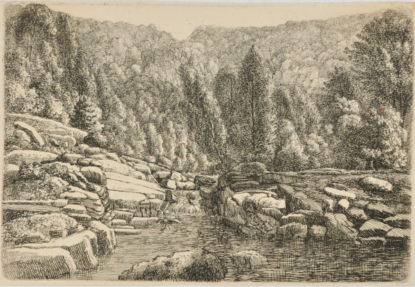 MOUNTAIN STREAM IN THE RIESENGEBIRGE