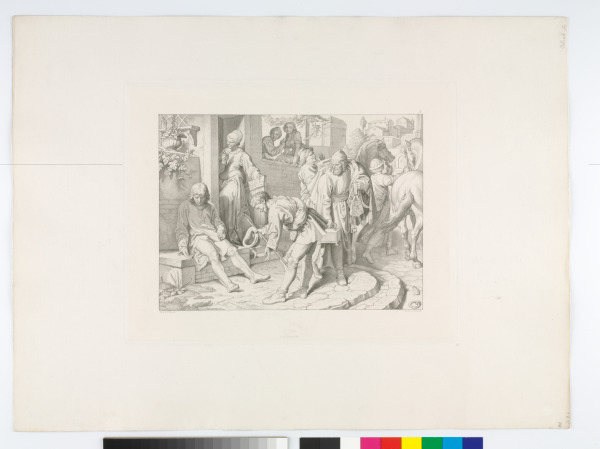 THE PRODIGAL SON IS CAST OUT BY HIS COMPANIONS, AFTER DISSIPATING HIS FORTUNE