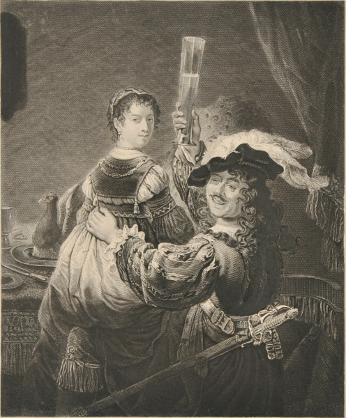 REMBRANDT AND SASKIA AT BREAKFAST