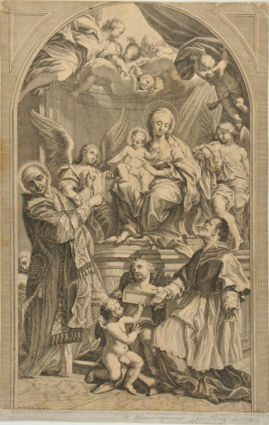THE VIRGIN AND CHILD WITH SAINTS AND ANGELS