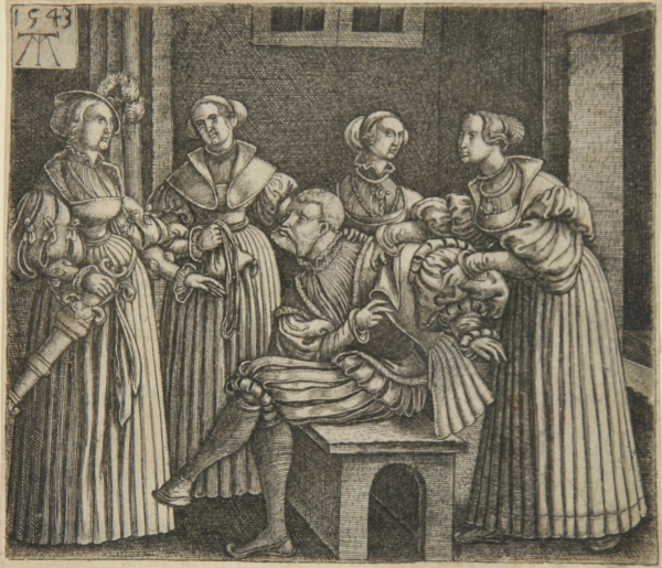 THE PRODIGAL SON DEPRIVED OF HIS POSSESSIONS BY WOMEN