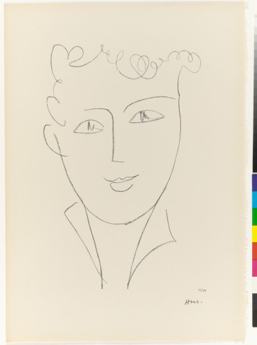 YOUNG FEMALE STUDENT, STUDY FOR "ECHOS"