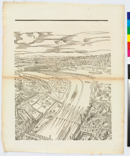 PLATE FROM THE SERIES "SIEGE OF FRANKFURT"