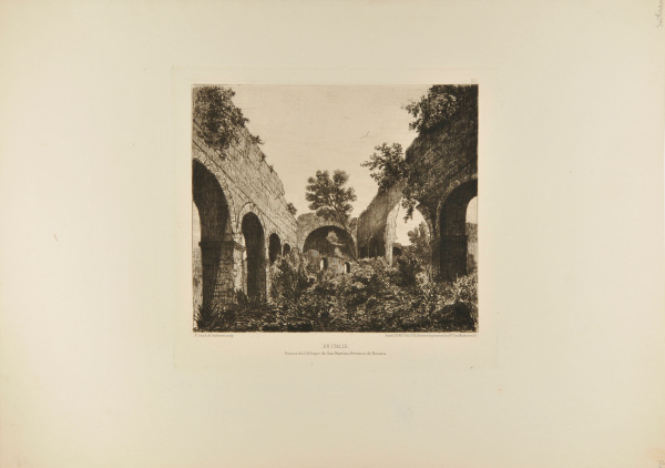 RUINES DE L'ABBAYE DE SAN MARTINO, PROVINCE DE NOVARA