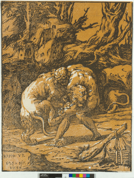 HERCULES STRANGLING THE NEMEAN LION