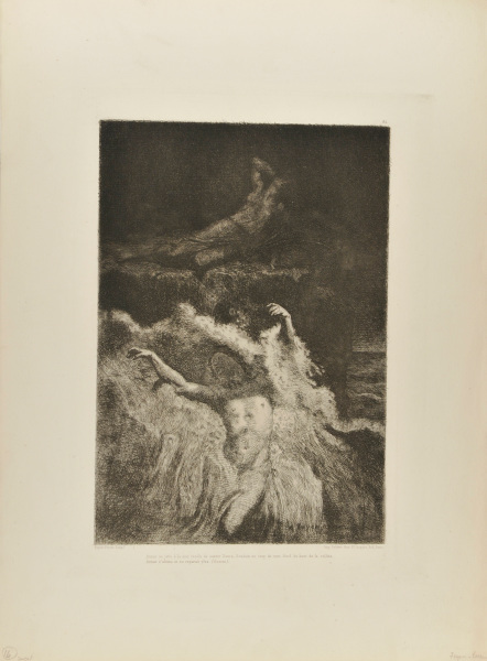 ILLUSTRATION FOR THE POEM "OSSIAN"