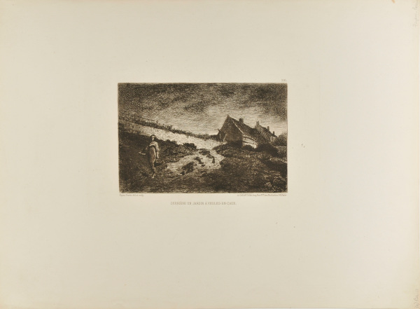 DERRIÈRE UN JARDIN À VEULES-EN-CAUX