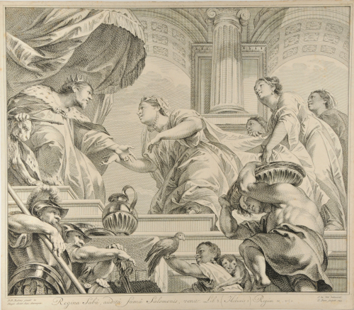 THE QUEEN OF SHEBA VISITS SOLOMON