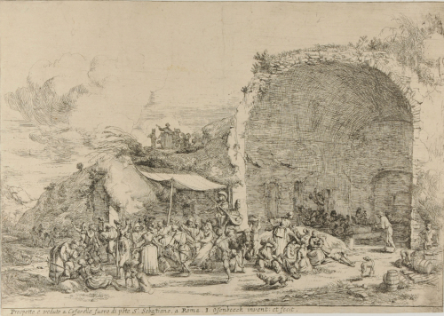 PROSPETTO E VEDUTO A CAFARELLE FUROR DI POTE ST. SEBASTIANO A ROMA