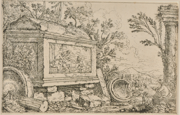 LANDSCAPE WITH RUINS