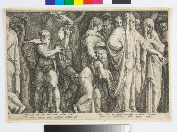 Plate 6 from the series “The Story of Niobe”