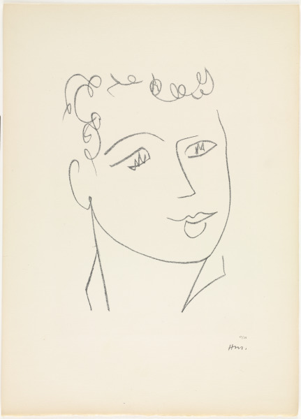 YOUNG STUDENT, STUDY FOR "ECHOS"