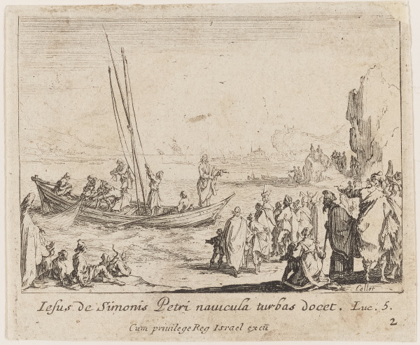 CHRIST PREACHING ON THE WATER