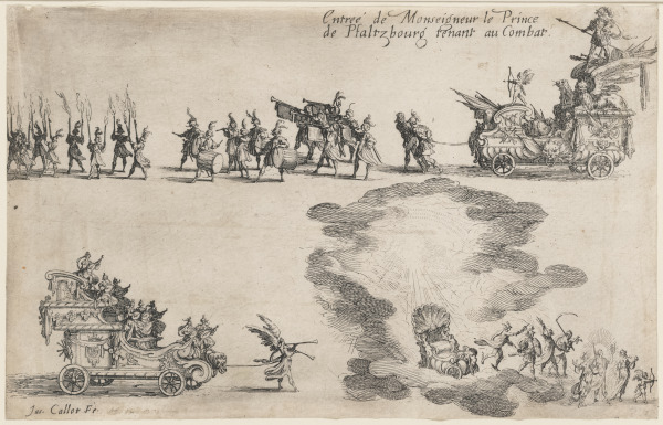 ENTRY OF THE MONSEIGNEUR THE PRINCE OF PHALSBOURG, DEFENDER IN THE COMBAT