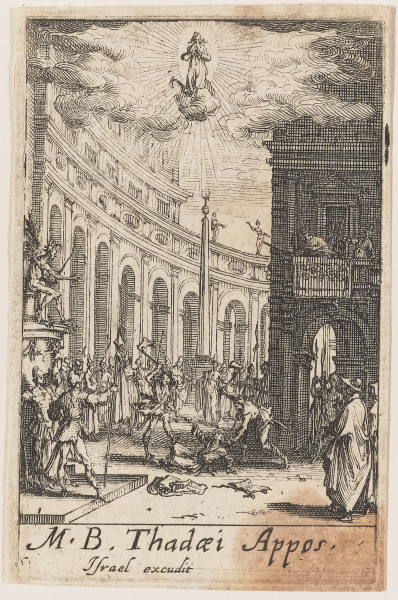 THE MARTYRDOM OF ST. THADDEUS