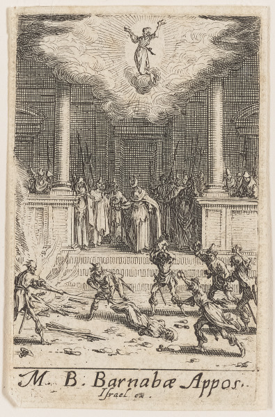 THE MARTYRDOM OF ST. BARNABY