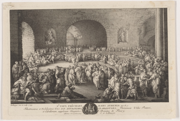 ST. PAUL PRÊCHANT DANS ATHENES