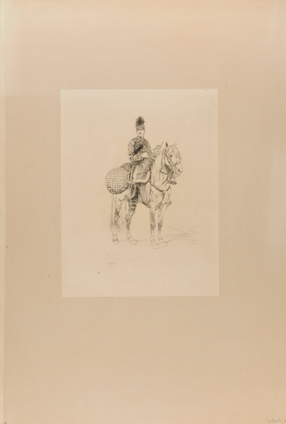 TRUMPETER ON HORSEBACK