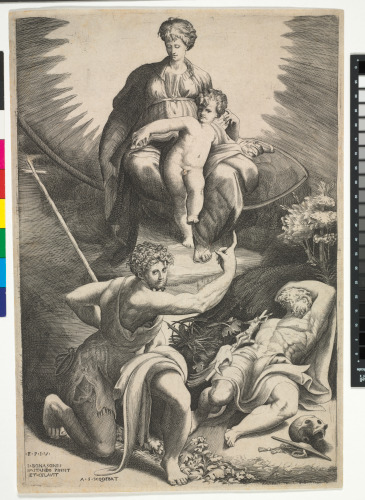 THE MADONNA AND CHILD WITH SAINTS JOHN THE BAPTIST AND JEROME