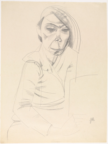 SEATED WOMAN DRAWING