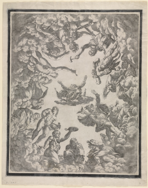 JUPITER SURROUNDED BY THE GODS