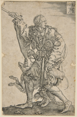 MASTER OF CEREMONIES WITH A DOG