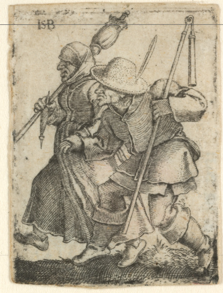 Old Couple Dancing to the Left