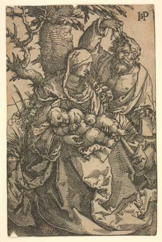 THE HOLY FAMILY UNDER A TREE