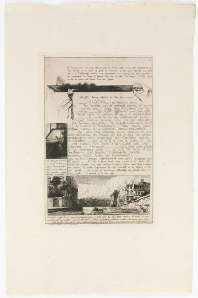 PLATE 2 FROM THE PORTFOLIO "A LETTER ON THE ELEMENTS OF ETCHING"