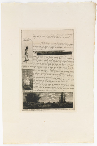 PLATE 3 FROM THE PORTFOLIO "A LETTER ON THE ELEMENTS OF ETCHING"
