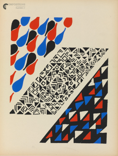 Plate 17 from the portfolio “Compositions, Couleurs, Idées”