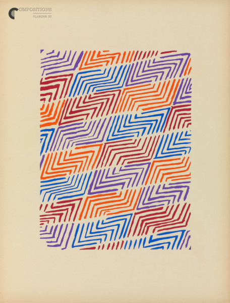 PLATE 30 FROM THE PORTFOLIO "COMPOSITIONS, COLORS, IDEAS"