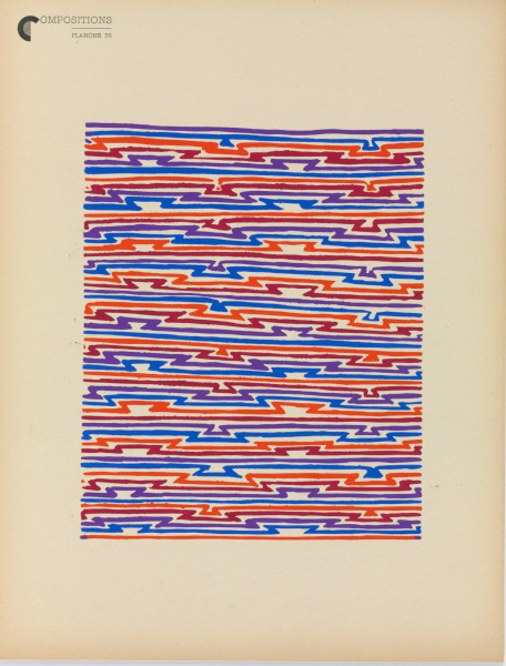 PLATE 38 FROM THE PORTFOLIO "COMPOSITIONS, COLORS, IDEAS"