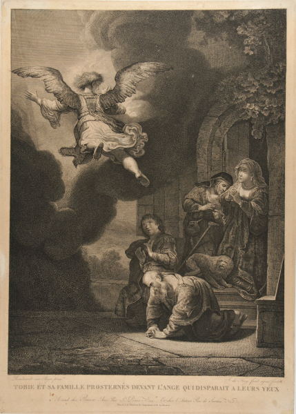THE ANGEL LEAVING THE FAMILY OF TOBIT