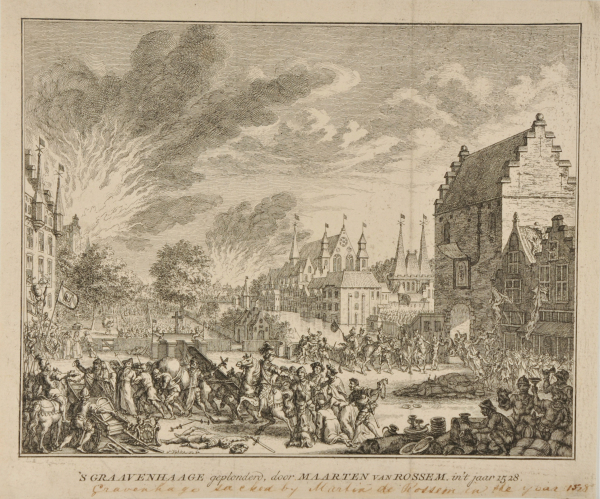 GRAVENHAGE SACKED BY MARTIN DI ROSSEM IN 1528