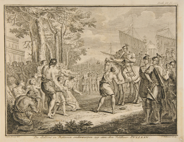 THE FRANKS WITH ROMAN COMMANDER FLAVIUS ​​CLAUDIUS JULIAN