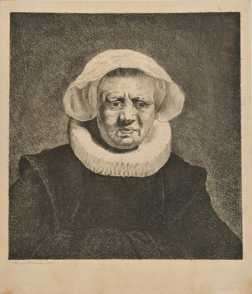 PORTRAIT OF A WOMAN WITH WHITE CAP AND RUFF