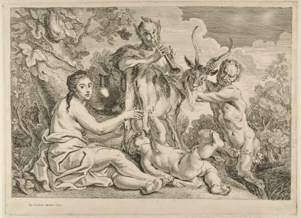 JUPITER NOURISHED BY THE GOAT AMALTHEA