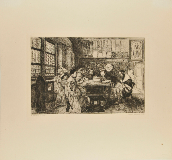 MARTIN LUTHER LECTURING