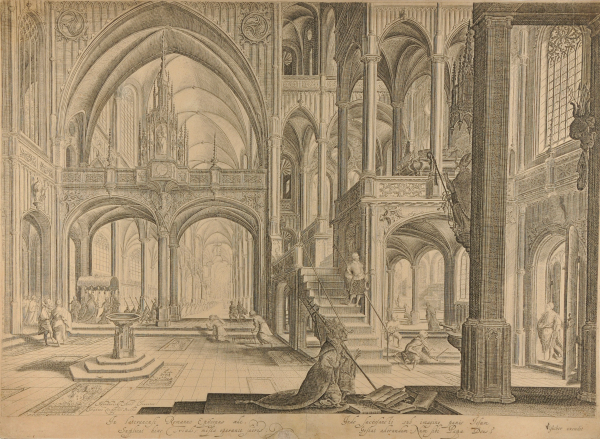 INTERIOR OF THE CHURCH OF S. JOHN LATERAN, ROME